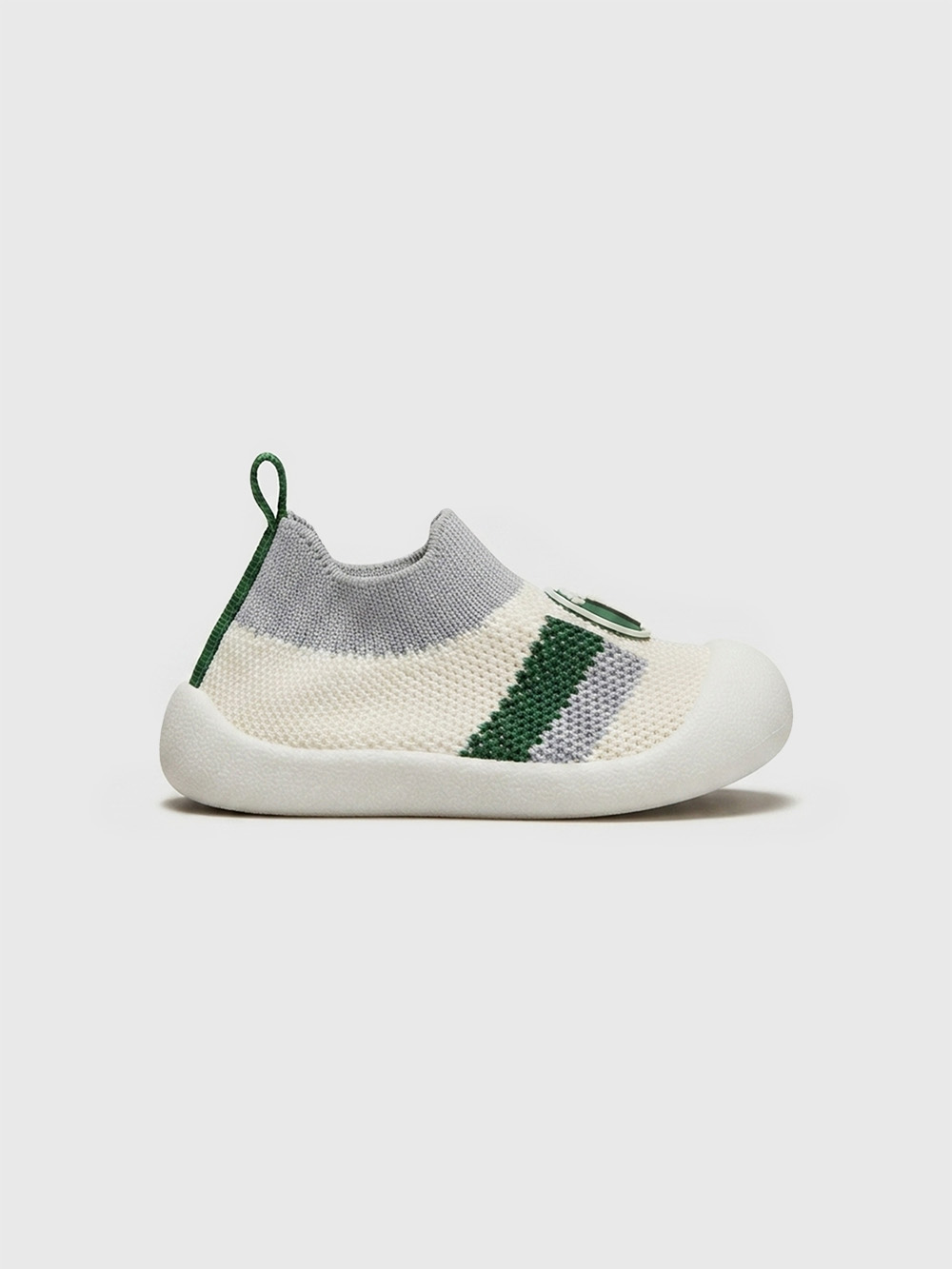 KiddoComfy Qibabei Mesh-Mallows Sock Shoes Green - Q22